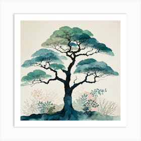 Asian Tree Art Print