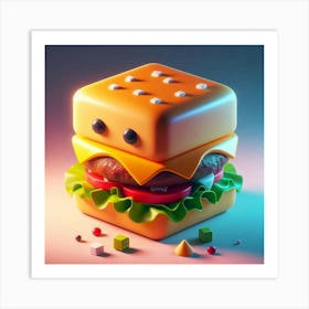 Burger 1 Art Print