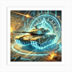 A Dynamic Depiction Of The Temporal Shift Ability (1) Art Print