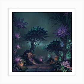 Dark Forest Art Print