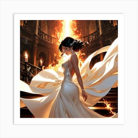 Bride On Fire Art Print