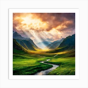 Scotland Landscape Art Print