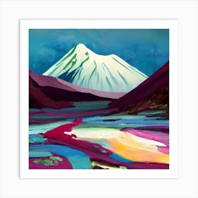 Flowing Landscape Art Print