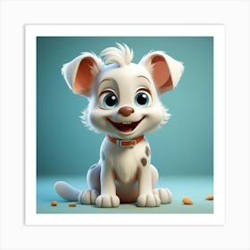 Cartoon Dog Art Print