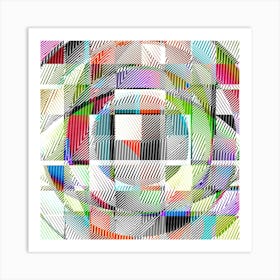 Geometric Etchings - #2 Art Print