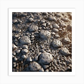 Rocks And Pebbles Art Print