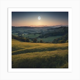 Paysage magnifique Art Print