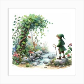 Jack and the Beanstalk 2 Art Print