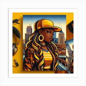 Hip Hop Artist Art Print