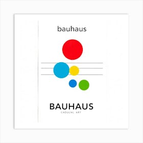 Bauhaus geometric print 1 Art Print