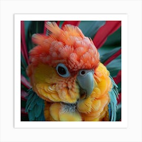 Colorful Parrot 34 Art Print