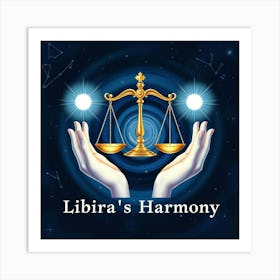 Libra'S Harmony 1 Art Print