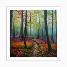 Path In The Woods 2 Art Print