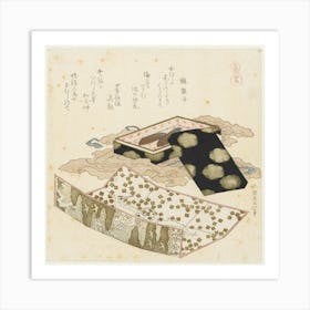A Comparison Of Genroku Poems And Shells, Katsushika Hokusai 4 Art Print