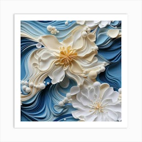 Paper Flowers Art Print