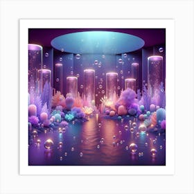 Underwater Scene Art Print