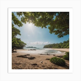 Costa Rica Beach Art Print