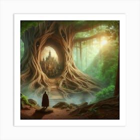 Tree In The Forest 4 Art Print