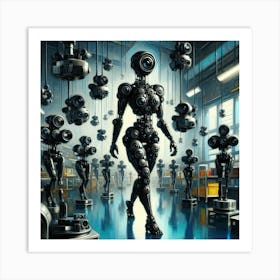 Robot Woman 27 Art Print