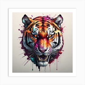 tiger 5 Art Print