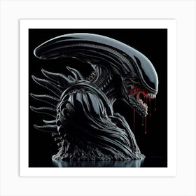 Alien Bust Art Print