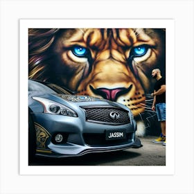 Lion Of Infiniti Art Print