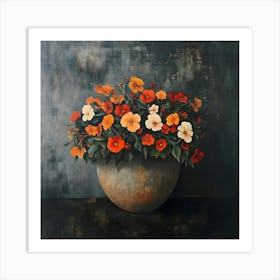 Winter Flowers 9 Art Print