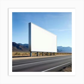 Blank Billboard 14 Art Print