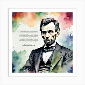 Abraham Lincoln 11 Art Print