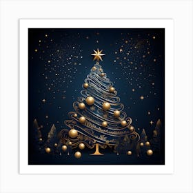 Christmas Tree 12 Art Print