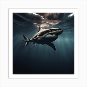 Great White Shark Art Print