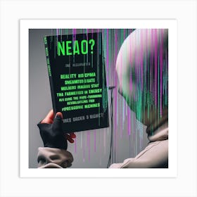 Neao matrix Art Print