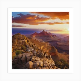 Grand Canyon Sunset Art Print