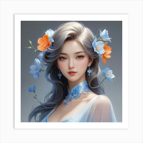 Chinese Girl Art Print