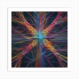 Cross Of Light Art Print