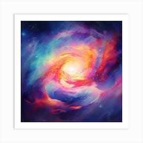 Galaxy Painting 6 Art Print