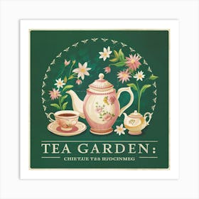 Tea Garden 2 Art Print