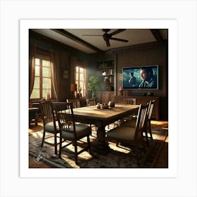 Dining Room Art Print