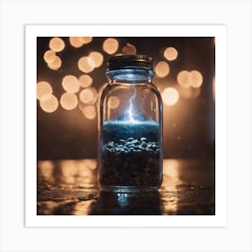 Lightning In A Jar Art Print