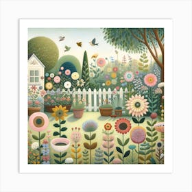 The Garden 1 Art Print