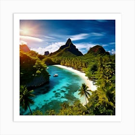 Travel Relaxation Adventure Beach Exploration Leisure Tropical Getaway Scenic Sightseeing (19) Art Print