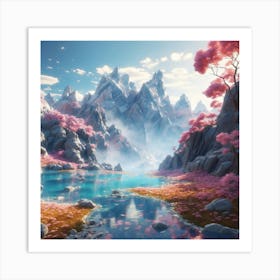 A Raytraced World 3 Art Print