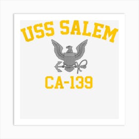 Uss Salem Ca 139 Art Print