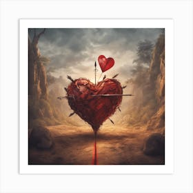 Heart Of Stone Art Print