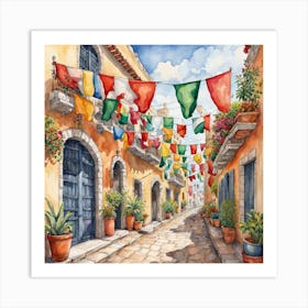 Alley In Mexico Art Print