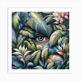 Eye Of The Forest 2 Art Print