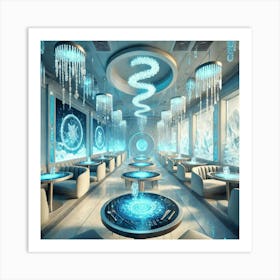 Ice Zone Yin Section Art Print