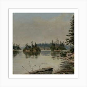 View Of A Lake 1 Art Print