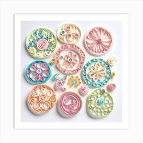 Quilling Art Print