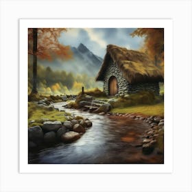 Scottish Cottage 4 Art Print